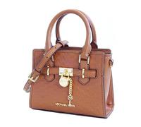 Michael Kors Borsa Hamilton a Mano e Tracolla Piccola 14x4x7,5 cm (Marrone)