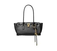 Michael Kors Borsa a spalla Hamilton Moderne piccola in pelle con charm Nero Taglia unica