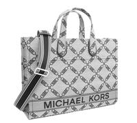 Michael Kors Borsa Shopper Borsa A Spalla Gigi LG Grab Tote Nero Naturale Nuovo