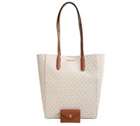 Michael Kors Borsa Shopper Vincent LG Shldr Totale + Porta Carte Vanilla Nuovo