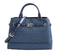 Michael Kors Borsa Zaino Reed LG CZ Belted Satchel Ammiraglio Logo Nuovo