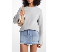 Michael Kors Boxy Crew Neck Knitted Sweater In Grey Taglia: S | Maglioni a maglia Outlet | Donna | Grigio
