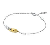 Michael Kors Bracciale Bicolore Astor Link Con Zirconi - Bracciale