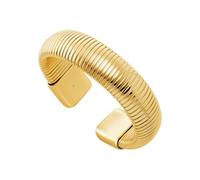 Michael Kors Bracciale da Donna Collezione Metallic Muse. Bracciale in Brass di Colore Oro con Finitura Lucida. Misure: Lunghezza: 170mm, w: 20mm. La referenza è MKJ8466710