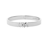 Michael Kors Bracciale da donna in acciaio inox con cristalli di cristallo standard, non preziosi, cristalli, Standard, Acciaio inossidabile, Cristallo