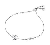Michael Kors Bracciale da donna in argento con pietre semi-preziose e chiusura scorrevole