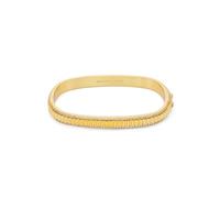 Michael Kors Bracciale da donna in ottone con chiusura a pulsante ,Sabbia dorata