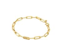 Michael Kors Bracciale da Donna Jewelry della Collezione Premium. Gioiello in Argento 925 (100% Argento) di Colore Oro. Lunghezza: 178mm, W: 12mm. Finitura Lucida. La referenza è: MKC174400710