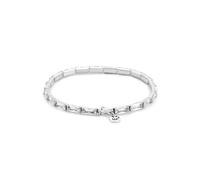 Michael Kors Bracciale rigido aperto da donna in argento sterling o ottone ,Argento sonico