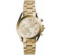 Michael Kors Bradshaw orologio al quarzo cronografo con cinturino in acciaio inossidabile dorato da donna MK5798