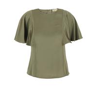 Michael Kors - Camicetta con maniche a mantella in raso - - Blouses & Shirts - Donna - Verde - XS