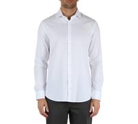 Michael Kors camicia manica lunga slim fit bianco