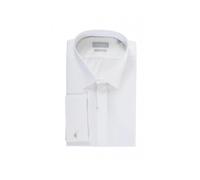 Michael Kors - Camicia Slim Fit con Bottone sulla Manica - - Shirts - Uomo - Bianco - 3XL
