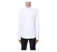 Michael Kors - Camicia Slim Performance Stretch - - Shirts - Uomo - Bianco - M