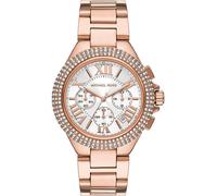 Michael Kors Camille MK6995 Women's Rose Gold-Tone Chronograph Watch - Crystal Accents
