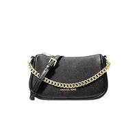 MICHAEL KORS Carmela Borsa a tracolla convertibile in pelle grana Nero, Small