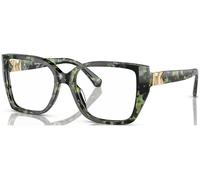 Michael Kors Donna MK4115U CASTELLO 3953 Montature da vista Acetato Verde Trasparente Squadrata Normale