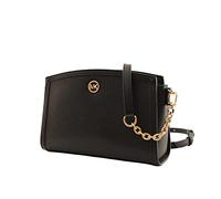 MK Borsa a tracolla Chantal grande in pelle martellata - Nero - Michael Kors ONE SIZE