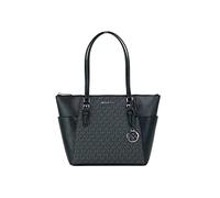 Michael Kors Charlotte - Borsa grande con zip, Sig Nero, Large