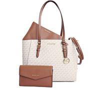 Michael Kors Charlotte LG Totale 3 IN 1 Pelle Borsa a Tracolla +2x Telaio Nuovo