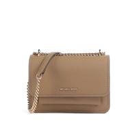 Michael Kors Claire Small Borsa a spalla marrone, pelle di vacchetta grana, donna