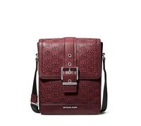 Michael Kors Colby - Borsa a tracolla da uomo, Hardware color nichel/Sangue di bue, One Size