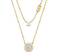 Michael Kors - Collana da donna in argento sterling tono oro premium MKC1591AN710