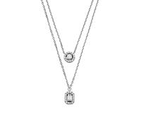 Michael Kors Collana Doppia Brilliance In Argento - Collana