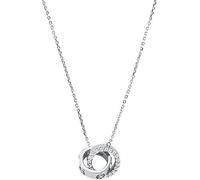 Michael Kors - Collana Premium in Argento Sterling Tono Argento con Cristallo per Le Donne MKC1554AN040