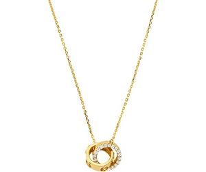 Michael Kors - Collana Premium Tono Oro Argento con Cristallo per Le Donne MKC1554AN710