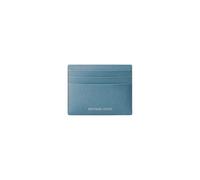 Michael Kors Cooper 36S6LCOD0L - Custodia in pelle martellata per carte di credito, denim