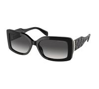 Michael Kors Corfu Mk 2165 Occhiali Da Sole Donna Nero Geometrico Grigio 56mm