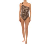Michael Kors - Costume da bagno intero con stampa animalier e anello - - Swimwear - Donna - Multicolore - M