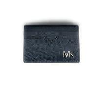 Michael Kors Custodia per carte con intaglio Edison, blu navy, taglia unica
