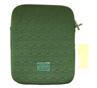 MICHAEL KORS Custodia Per Tablet IPAD In Neoprene Verde Scuro Con Logo MK