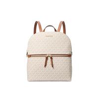 Michael Kors Dallas Medium Signature Logo Backpack Vanilla