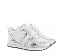 Michael Kors Dash Trainer Sneaker Metallic Snake Silver 43R2DAFS1D