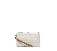 Michael Kors Jet Set Portafoglio bianco, tela, donna
