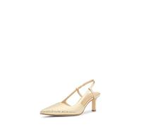 Michael Kors Décolleté Alora Mid Sling da donna, Oro chiaro, 40 EU