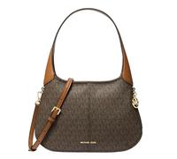 Michael Kors Donna Alice Small Top-Zip Spalla, Oro, Marrone (Acorn Brown), M, Alice Small Tz Spalla