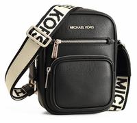 MICHAEL KORS Donna Borsa JET SET ITEM MD NS PKT XBODY nero - argento Pelle