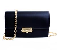 Michael Kors Donna Borsa Tracolla Cece Md Flap Strctrd. Xbody Nero Nuovo