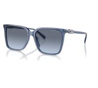 Michael Kors Donna Canberra 56mm Blu Trasparente Sole MK2197U-39568F-56