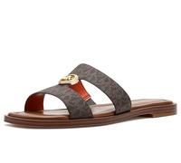 Michael Kors donna Erin Flat Sandali, Marrone, 36.5 EU