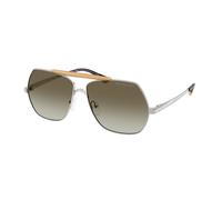 Michael Kors Donna Michael Kors MK1173 DENVER 18933M Occhiali da sole Metallo Argento Verde Pilot Normale Sfumato