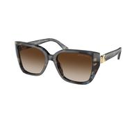 Michael Kors Donna Michael Kors MK2199 ACADIA 395213 Occhiali da sole Acetato Blu Marrone Squadrata Normale Sfumato