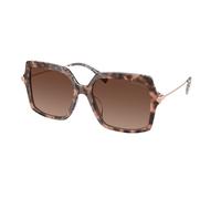 Michael Kors Donna Michael Kors MK2247U QUOGUE 4017T5 Occhiali da sole Acetato Tartaruga Marrone Squadrata Polarizzata Sfumato