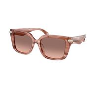 Michael Kors Donna Michael Kors MK2275BU SANTO DOMINGO 405613 Occhiali da sole Acetato Rosa Marrone Squadrata Normale