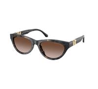 Michael Kors Donna Michael Kors MK2293U NAPA VALLEY 394513 Occhiali da sole Acetato Nero Marrone Rotonda Normale Sfumato