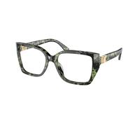 Michael Kors Donna MK4115U CASTELLO 3953 Montature da vista Acetato Verde Trasparente Squadrata Normale